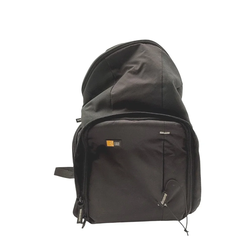 Case Logic Black Sling Camera Backpack DSLR Tech Bag Side Access Padded 05/19/SS